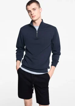 MANGO Bermudy*Bermudy lniane ze sznurkiem