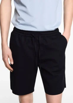 MANGO Bermudy*Bermudy lniane ze sznurkiem