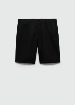 MANGO Spodnie*Bermudy slim fit z 100% lnu