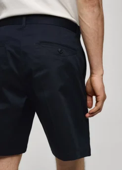 MANGO Spodnie*Bermudy slim fit z bawełny