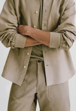 MANGO Spodnie*Bermudy z 100% bawełny w jodełkę