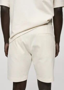 MANGO Spodnie*Bermudy z 100% bawełny ze sznurkiem