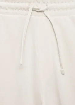 MANGO Spodnie*Bermudy z 100% bawełny ze sznurkiem