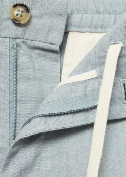 MANGO Spodnie*Bermudy z 100% lnu ze sznurkiem