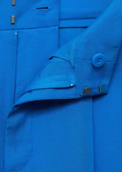 MANGO Krótkie Spodenki*Bermudy z lyocellu z zaszewkami