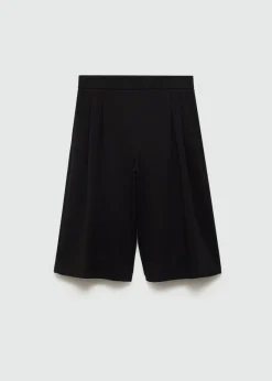 MANGO Krótkie Spodenki*Bermudy z zakładkami