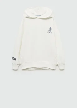 Dzieci MANGO Bluzy*Bluza bawełniana z haftem