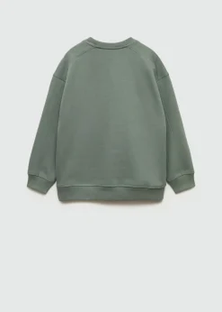 Dzieci MANGO Bluzy*Bluza bawełniana z haftem