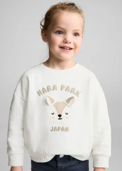 Dzieci MANGO Bluzy*Bluza bawełniana z haftem