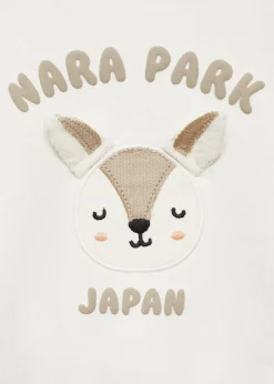 Dzieci MANGO Bluzy*Bluza bawełniana z haftem