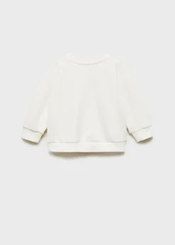 Dzieci MANGO Bluzy*Bluza bawełniana z haftem