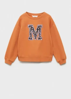Dzieci MANGO Bluzy*Bluza bawełniana z haftem