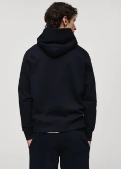 MANGO Bluzy*Bluza bawełniana z kapturem regular fit