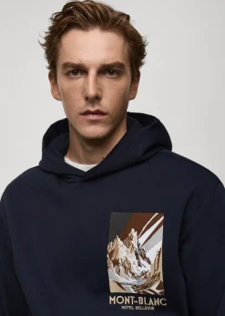 MANGO Bluzy*Bluza bawełniana z nadrukiem