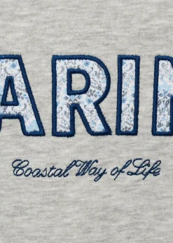 Dzieci MANGO Bluzy*Bluza bawełniana z wyhaftowanym napisem