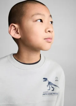 Dzieci MANGO Bluzy*Bluza bawełniana ze wzorem