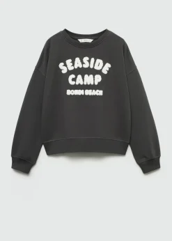 Dzieci MANGO Bluzy*Bluza bawełniana ze wzorem