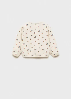 Dzieci MANGO Bluzy*Bluza bawełniana ze wzorem