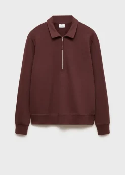 MANGO Bluzy|Koszulki Polo*Bluza polo bawełniana regular fit