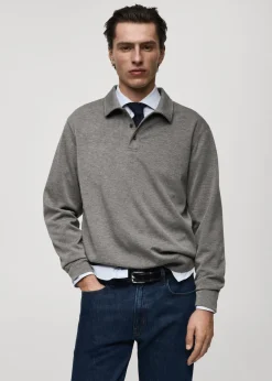 MANGO Bluzy|Koszulki Polo*Bluza polo regular fit