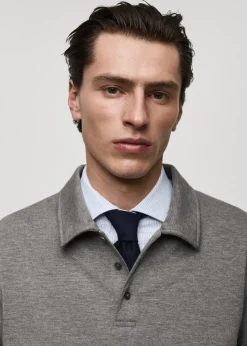 MANGO Bluzy|Koszulki Polo*Bluza polo regular fit