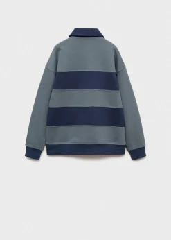 Dzieci MANGO Bluzy*Bluza polo w paski