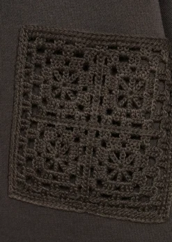 Dzieci MANGO Bluzy*Bluza szydełkowy detal