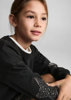 Dzieci MANGO Bluzy*Bluza w gwiazdki