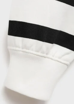 Dzieci MANGO Bluzy*Bluza w paski z haftowanym napisem