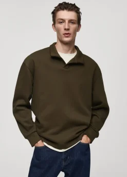 MANGO Bluzy|Koszulki Polo*Bluza w stylu polo relaxed fit