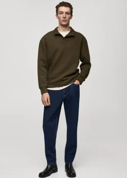 MANGO Bluzy|Koszulki Polo*Bluza w stylu polo relaxed fit