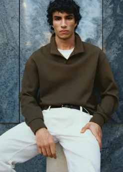 MANGO Bluzy|Koszulki Polo*Bluza w stylu polo relaxed fit