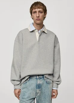 MANGO Bluzy|Koszulki Polo*Bluza w stylu polo relaxed fit