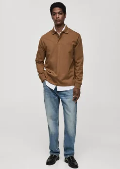 MANGO Bluzy|Koszulki Polo*Bluza w stylu polo z 100% bawełny