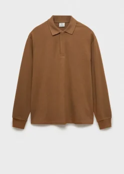 MANGO Bluzy|Koszulki Polo*Bluza w stylu polo z 100% bawełny