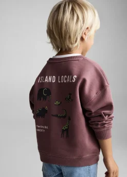 Dzieci MANGO Bluzy*Bluza z 100% bawełny