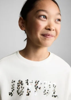 Dzieci MANGO Bluzy*Bluza z cekinami