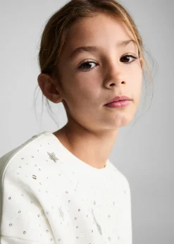 Dzieci MANGO Bluzy*Bluza z cekinami