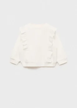 Dzieci MANGO Bluzy*Bluza z falbankami