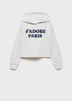 Dzieci MANGO Bluzy*Bluza z kapturem i nadrukiem