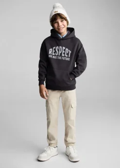 Dzieci MANGO Bluzy*Bluza z kapturem i nadrukiem