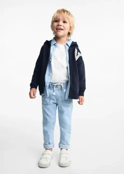 Dzieci MANGO Bluzy*Bluza z kapturem i nadrukiem