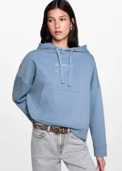 MANGO Bluzy*Bluza z kapturem i nadrukiem