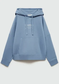 MANGO Bluzy*Bluza z kapturem i nadrukiem