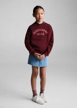 Dzieci MANGO Bluzy*Bluza z kapturem i nadrukiem