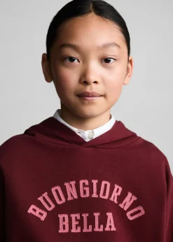 Dzieci MANGO Bluzy*Bluza z kapturem i nadrukiem