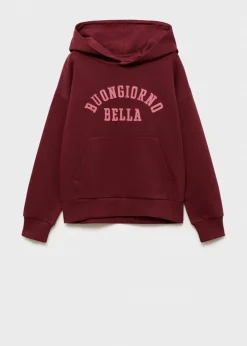 Dzieci MANGO Bluzy*Bluza z kapturem i nadrukiem