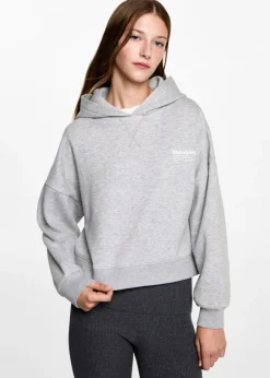 MANGO Bluzy*Bluza z kapturem i nadrukiem