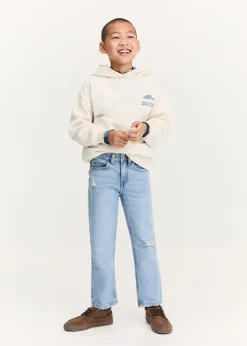 Dzieci MANGO Bluzy*Bluza z kapturem i nadrukiem