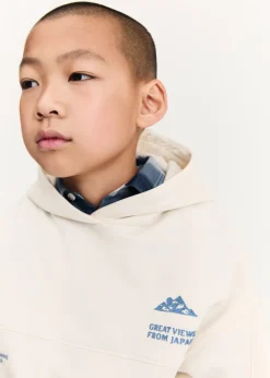 Dzieci MANGO Bluzy*Bluza z kapturem i nadrukiem